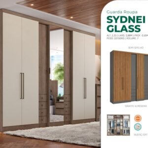 Guarda Roupa Sidney Glass