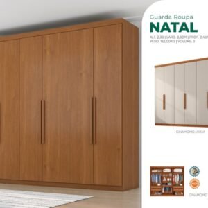 Guarda  Roupa Natal 6 portas