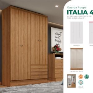 Guarda Roupa Italia 4 Portas