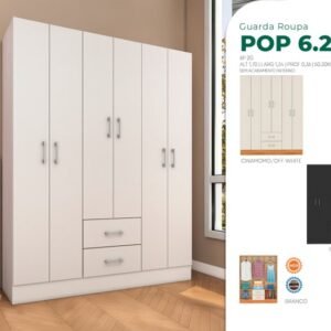 Guarda Roupa Pop 6.2 6 Portas